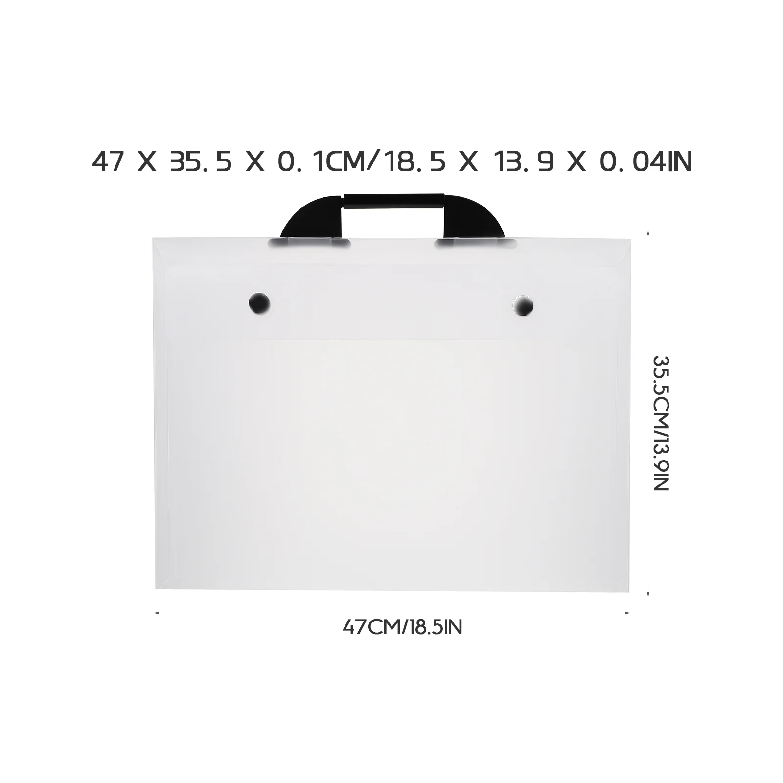 A3 Album Clip Portable Artwork Multifunction Drawing Portfolio Plastic Book Tote Bag Insert