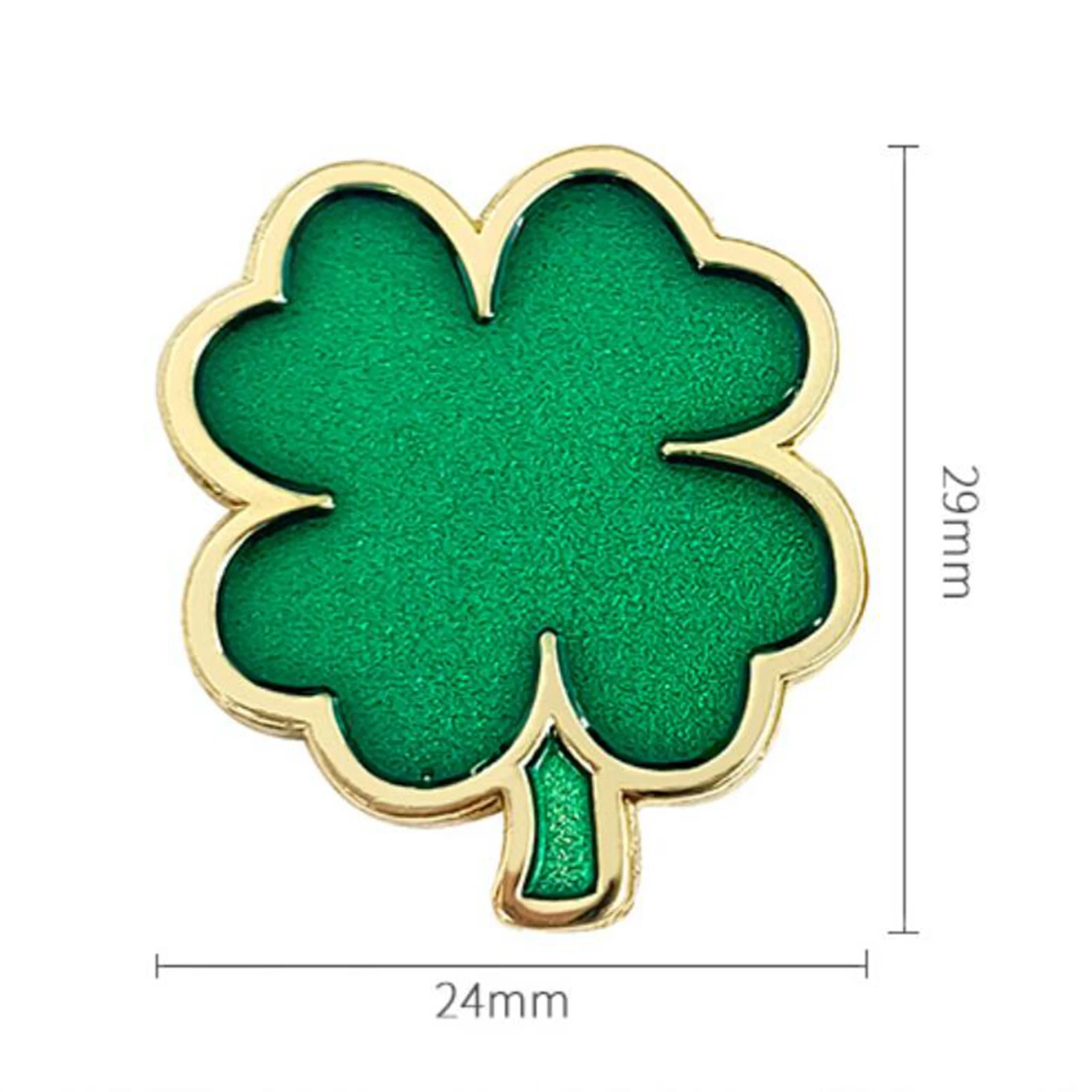 Golf Ball Mark with Magnetic Hat Clip Marker Golf Marker Training Aids Lucky Four Leaf Clover Vivid Bird Design For Golfer Gift