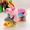 Sturdy Plush Chew Toys with Squeakers for Small to Medium Dogs - Cute Animal Designs Perfect for Puppies! 1