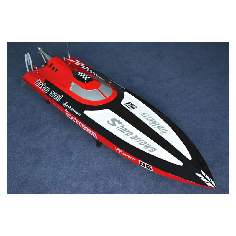 DTRC RC Boat G30C 30CC Red Fiber Glass Gasoline Racing ARTR W/O Radio System Servos Speedboat Boy Toys Model Gift Fun TH02709 2