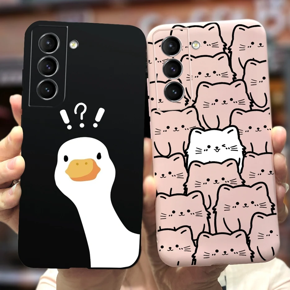 Cute Astronauts Cartoon Soft TPU Phone Case - Stylish Protective Back Cover