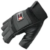 Men Outdoor Half Finger Sport PU Leather Mesh Gym Fitness Glove Men's Bird Pattern Non Slip Bicycle Cycling Mitten G41 1