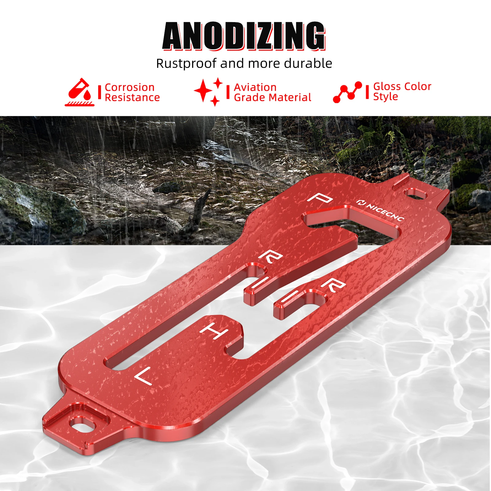 ATV Shift Gate Aluminium Schalthebelverkleidung für Honda Talon 1000R SXS10S2R 2019–2022 2024 Talon 1000X SXS10S2X 2019–2022 2021 – Detail 7