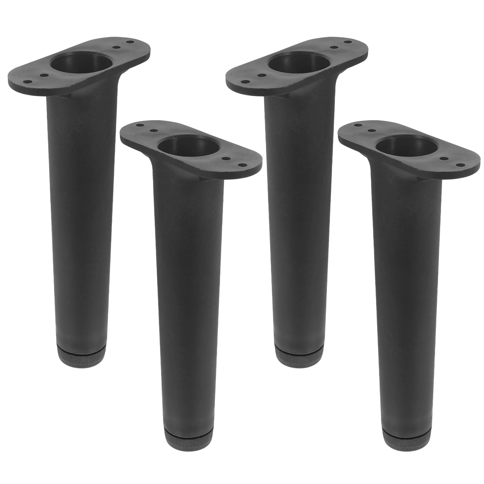 

4 Pcs Adjustable Bed Support Frame Frames Foot Pads Replacement Plastic Steel Center