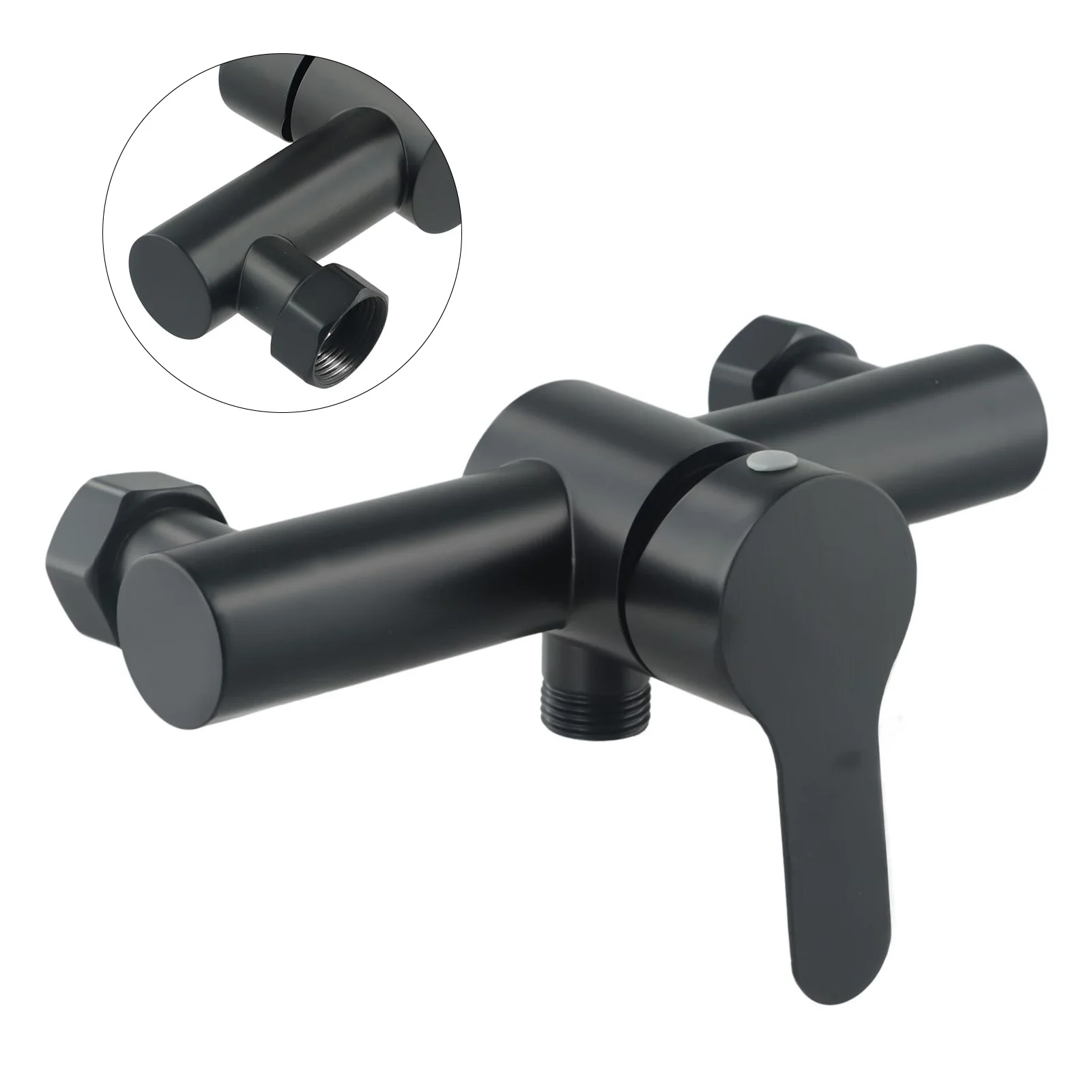 

Mixer Valve Shower Faucet 304 Stainless Steel Black G1/2in Lifting Type Quality Is Guaranteed Brand New Durable