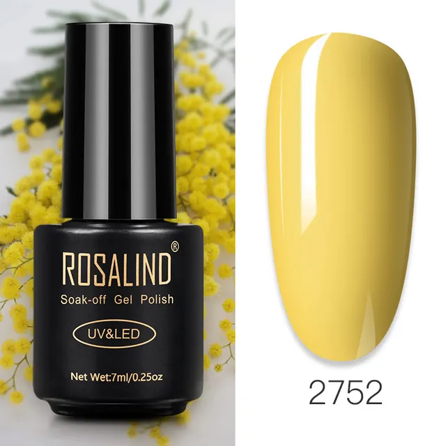 ROSALIND Nail Gel Polish Glitter Series Gel Varnishes All For Manicure Soak Off UV Lamp Nails Art Semi Permanent Gel Polish RA2752