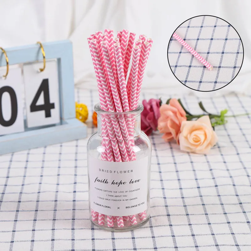 [2000Pcs] Paper Straws Smoothie Straws for Cocktail Coffee Birthday Wedding Christmas Decorations and Party Supplies