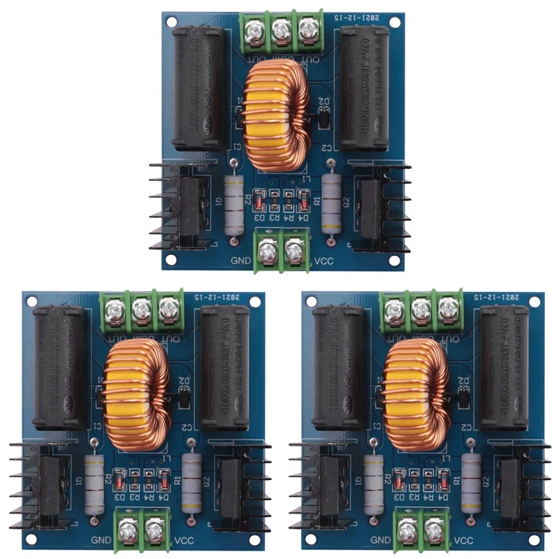 

3X ZVS для Tesla Coil Marx генератор постоянного тока 12V-30V 20A 1000W Высоковольтная фотоплата