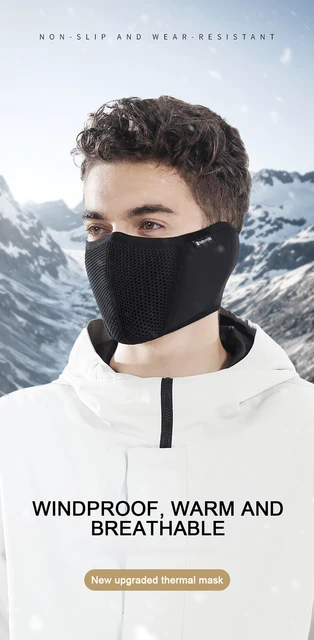 LOOGDEEL Winter Unisex Warm Fleece Mask Windproof Cycling Facemask Anti Dust  Balaclava Reusable Outdoor Sports Thermal Headwear - AliExpress