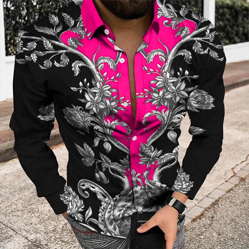 Spring and Autumn Men's Suit Shirts