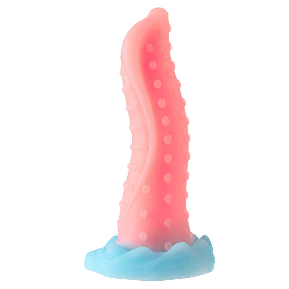 Dildo realist luminos cu animale de 8,6 inch, dop anal, jucării sexuale pentru adulți pentru femei și bărbați, strălucitor, cu ventuză_voghion.com