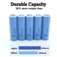 INR 21700-40T 4000mAh batterie d'origine 21700 4000mAh 30A 40T 3.7V batterie Lithium-ion haute décharge/grande capacité 5
