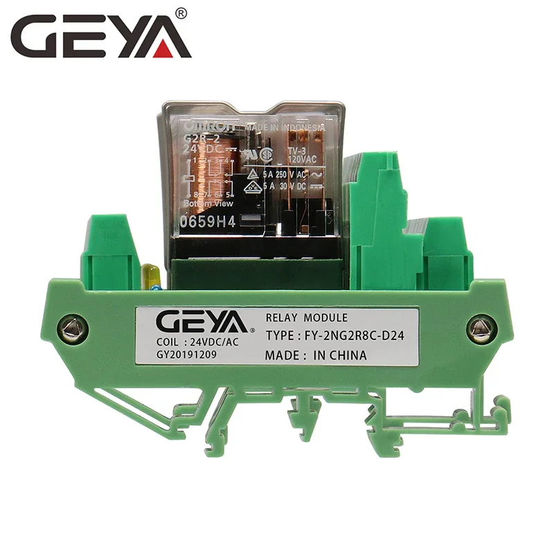 para projeto de automacao plc 2ng2r 2no 2nc 12v 24v ac dc 01