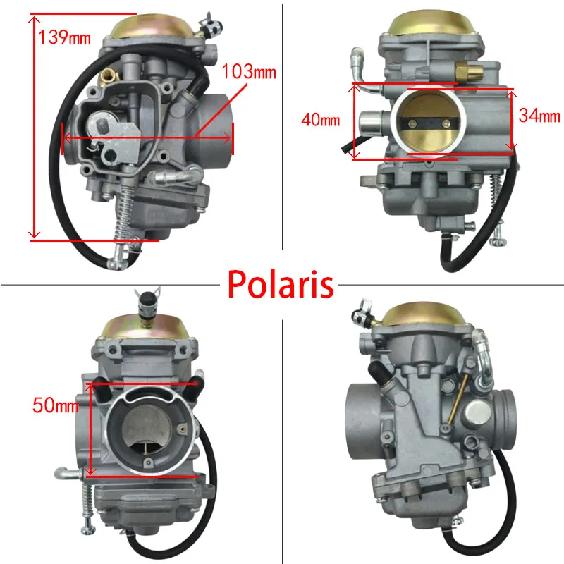 Polaris ATV carburetor 17x13x13cm box net 695g gross 800g