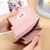 New Solid Color High Appearance Storage Wallet Fashionable Girl Cute Advanced Zero Wallet 4