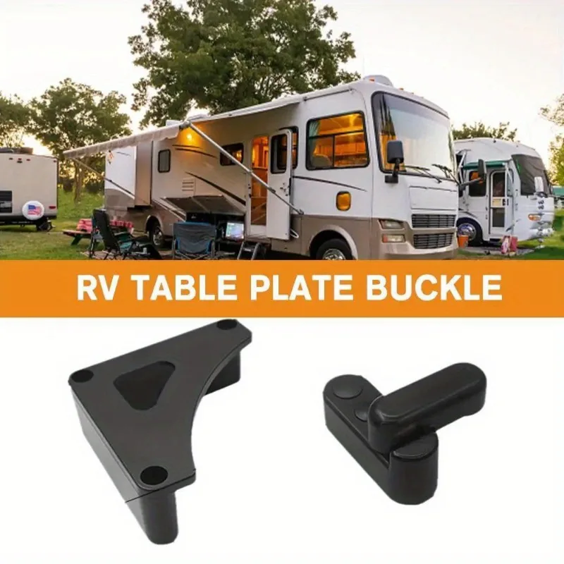 RV Supplies Complete Table Board Buckle Trailer Folding Outdoor Table Cabinet Board Rotary Lock Motorhome Indoor Organizer outdoor folding table
