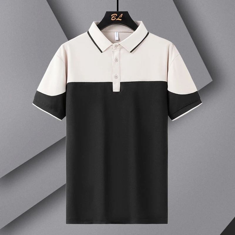 

Male Hot Selling Polo Shirt Summer Man Business Leisure Breathable Lapel Polos Shirt for Men's oversize golf outdoor sports top