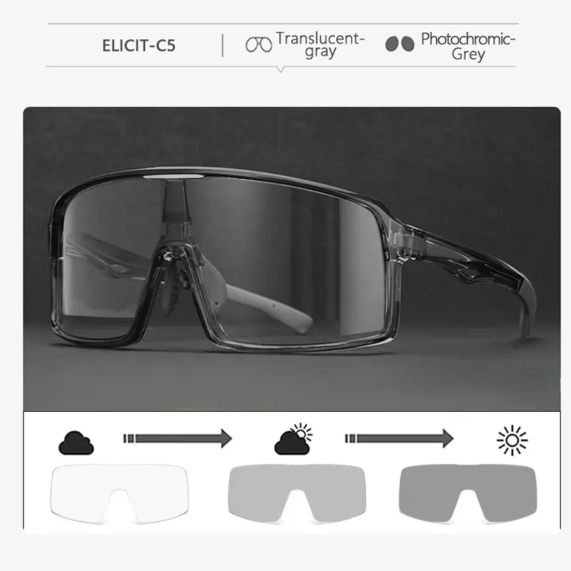 New Photochromic Sunglasses Man MTB Climbing Glasses Outdoor Sports Bike Cycling Glasses Women Driving Bicycle Goggles UV400 - Image 4