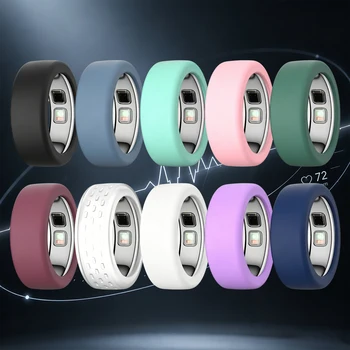 Custodia Protettiva in Silicone per Oura Ring 5, Anti-graffio, Elastica, Resistente al Sudore, Accessorio per Smart Ring