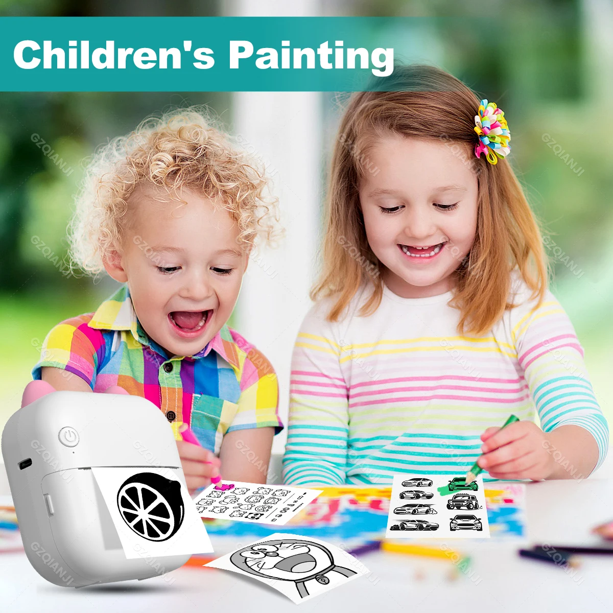 10 Rolls White Thermal Paper Instant Print Kids Camera Photos Receipt Bill Ticket Printing Sticker Paper Replacement