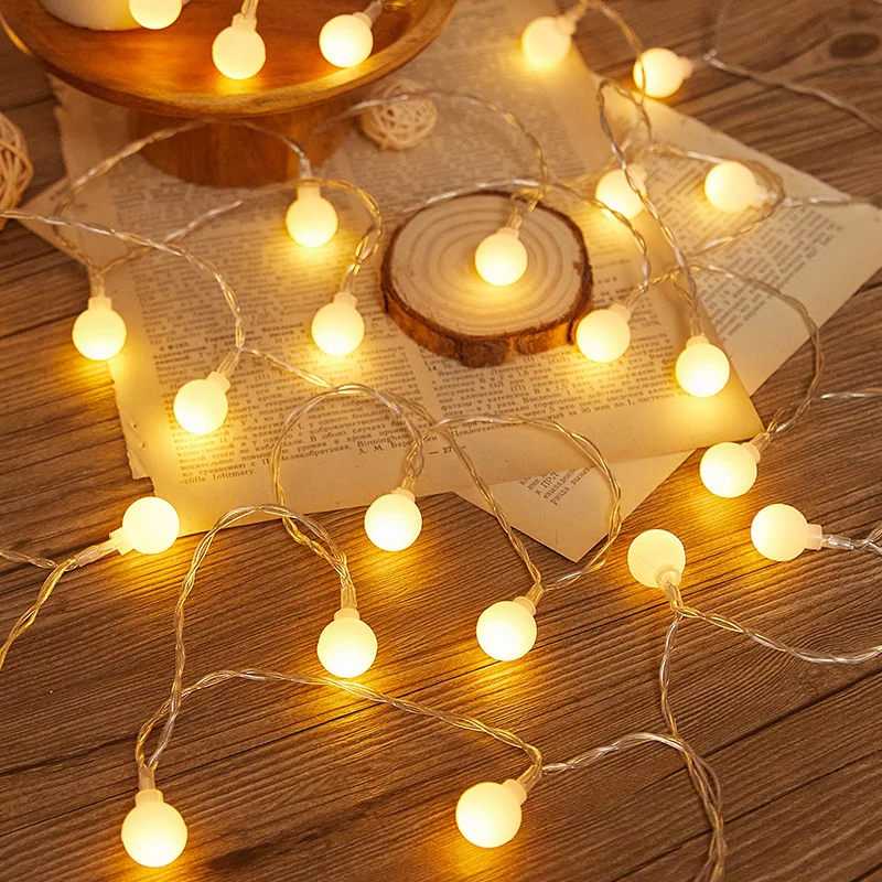 Luminous LED String Lights for Outdoor Festive Decoration