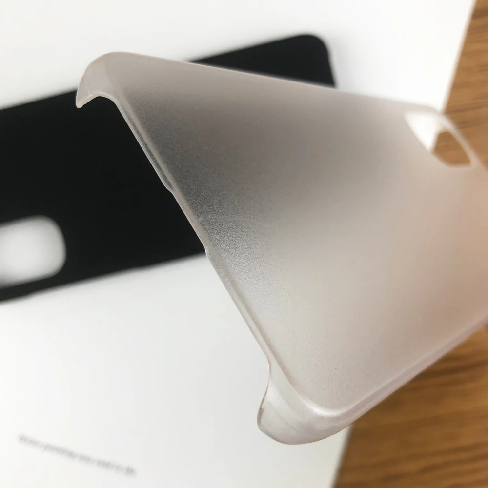 Sleek Frosted Hard Phone Case - Simple Slim Design
