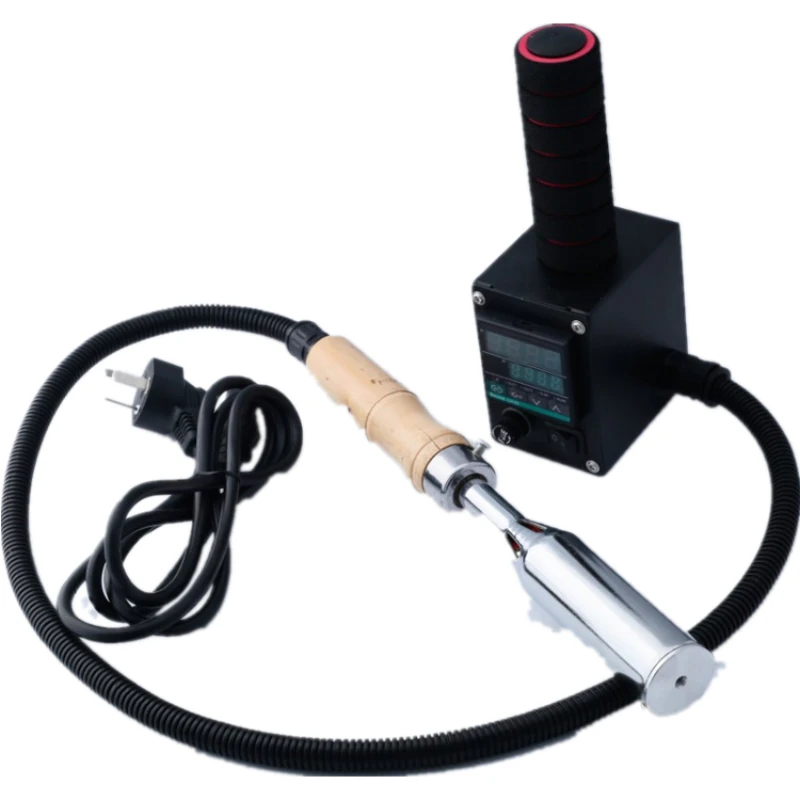

custom wooden handle branding logo stamp electric soldering iron welding stamping machine