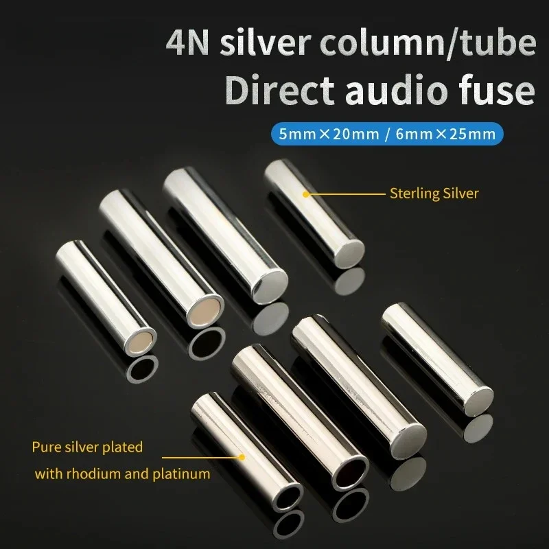 Enchufe De Red Con Fusible Plateado Para Audio De Alta Calidad Mcru Ideal Para Audi Filos 1201767