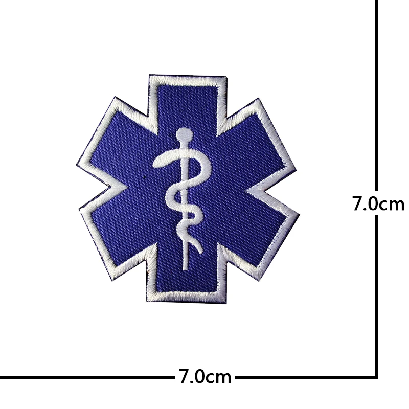 MED IR Paramedic EMT EMS Army Combat Medic First Aid Patches Reflective  Tactical Medical Insignia Patch badge