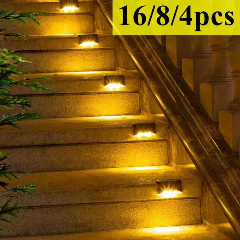 Solar Lights Outdoor Stairs Solar Led Light Outdoor Stairs 16/8
