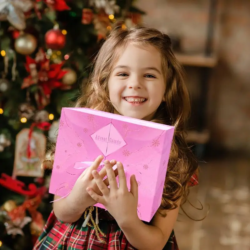 Empty Advent Calendar Christmas gift candy Empty Boxes 24 Days Countdown To Christmas Fillable Cardboard Number Gift Box