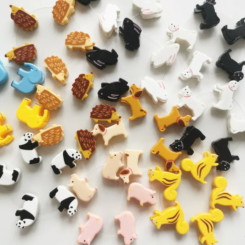 

10pcs Mini Plastic Novelty Cartoon Gift Clip/ Cute Animal Photo Clip for Wedding/Party Decoration/ Cat Paper Clip Kids Gift