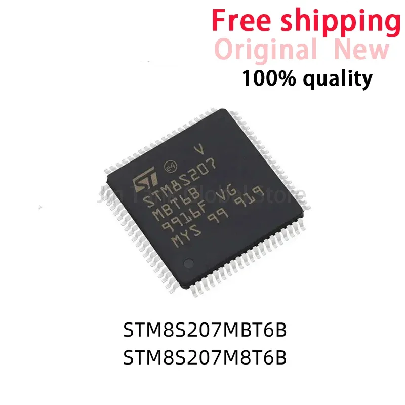 

(10piece)100% New STM8S207MBT6B STM8S207M8T6B STM8S207 MBT6B STM8S207 M8T6B QFP-80 Chipset