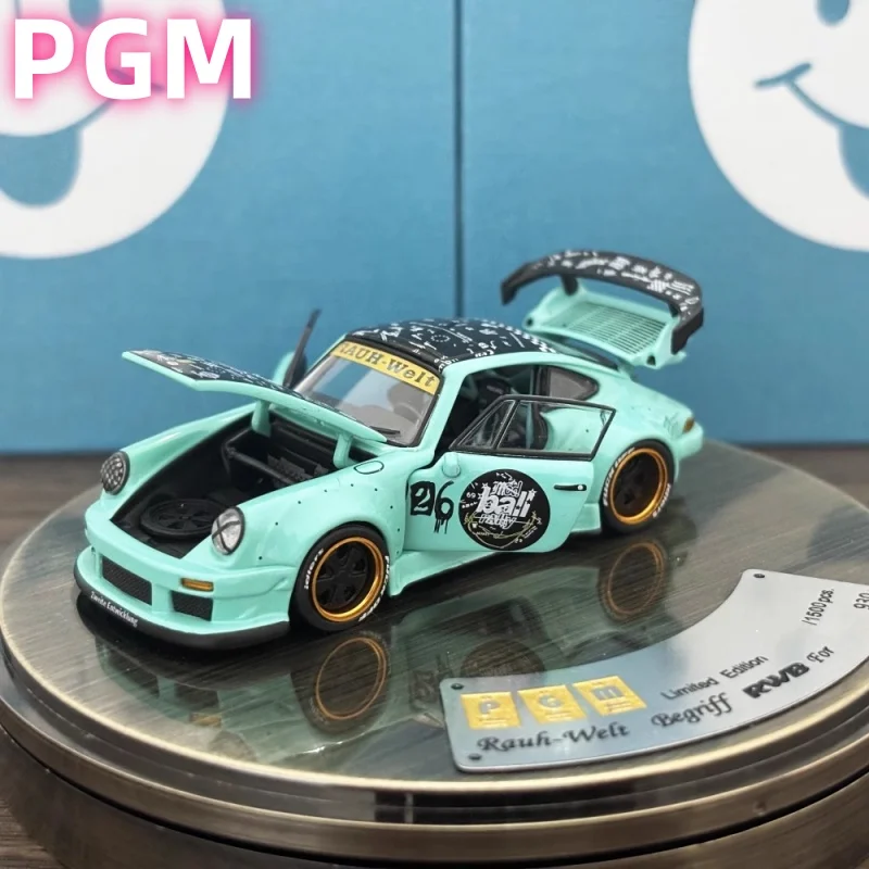 ミニカー PGM 1/64 RAUH-Welt RWB 990 Tiffany Blue ミニカー PGM 1/64