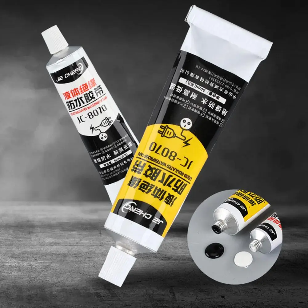 Liquid Electrical Tape Waterproof Insulating Tape Repair Paste Liquid Glue Rubber Wire Cable Sealant Fix Insulation Electrical electrical tape,waterproof sealant