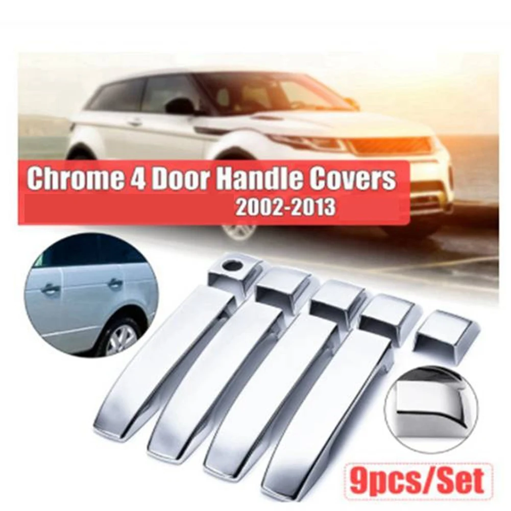 Car Door Handle Covers Trim Exterior Door Handle Cover for Land Rover Range for L322 2002-2012 Chrome 1