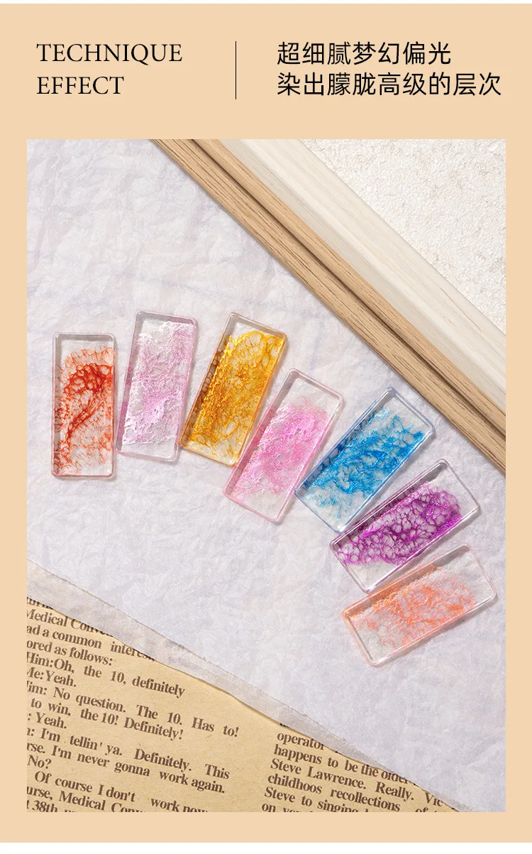 15 ml Metall Weiß Welle Blühende Gel Nagellack Blase Ozean Muschel DIY Nail art Blossom Gel Marmor Gel polnischen Lack – Detail 3