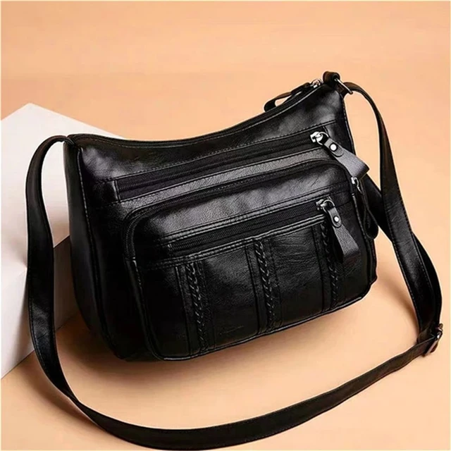 Women's bag 2022 summer new retro hand-held small square bag simple  middle-aged mother coin purse single shoulder messenger bag - AliExpress