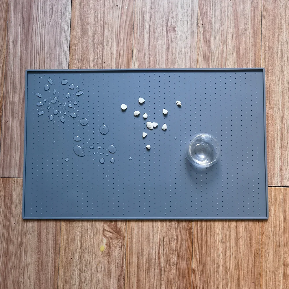 

Silicone Pet Pad Dog Cat Bowl Mat Waterproof Food Feeding Pad Puppy Feeder Tray Water Cushion Placemat Silicone Mold