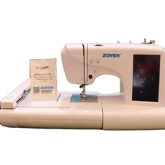 Zy1950t Zoyer Domestic Embroidery Sewing Machine Different Type Patterns Home Use House Hold