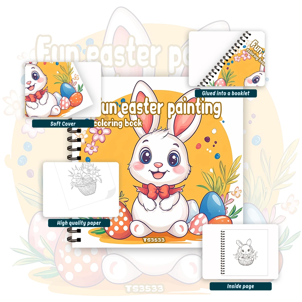 Easter Coloring Book for Teens – 30 Sheets 4