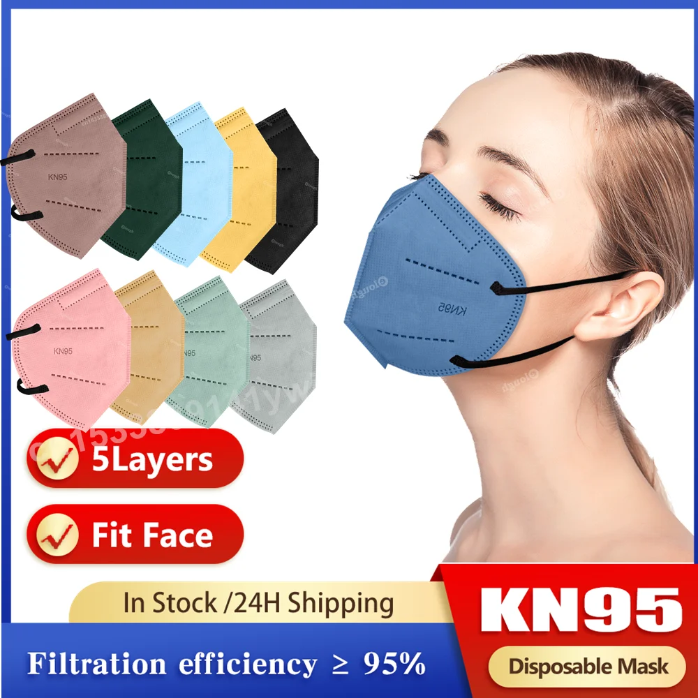 Mascarilla KN95 взрослые FPP2 маски FFP2 Сертификат CE Morandi FFP2Mask 5 слоев Mascherina FFPP2 Masken FFP 2 |