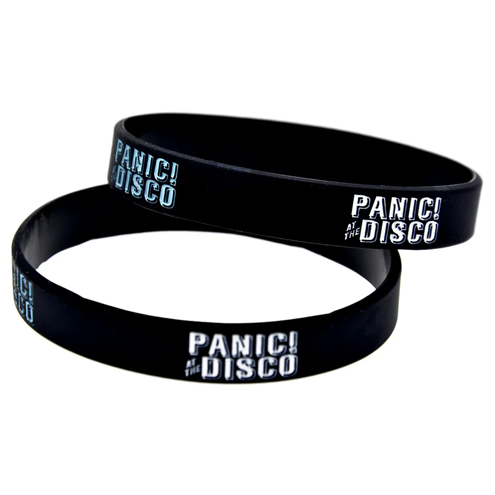 1-teilige Panik! At The Disco Support Silikonarmband Super Star Trendy Band Zubehör Musik Festival Merch Fan Geschenkarmband – Detail 7