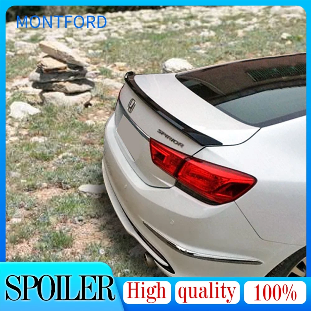 

MONTFORD ABS Неокрашенный материал праймер цвет заднее крыло багажника спойлер для Honda Spirior 2015 2016 2017 автостайлинг