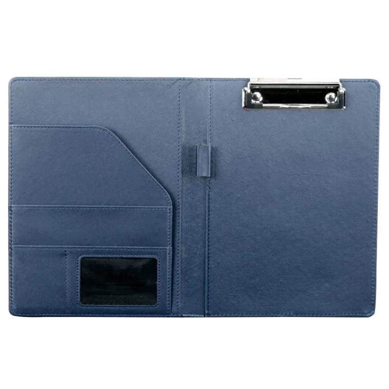 Brown A5 Document Bag File Folder Clipboard PU Leather Document Folder Business Office Financial School Supplies