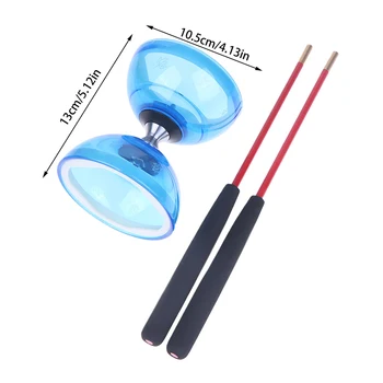 Giocattolo fitness Diabolo a doppia testa – Gioco portatile di agilità all'aperto per esercizi di bambini e anziani