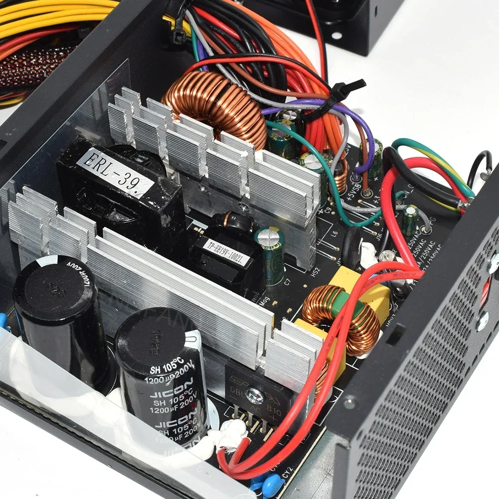 Fonte de Alimentação do Computador Atx 400w 600w 110230v Rgb 12v pc Psu 150*140*85 mm E-sports Profissional Jogo de Vídeo Computador - Imagem 4