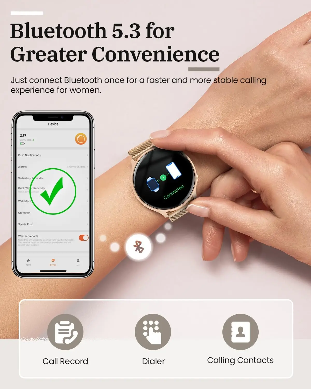 2024 NFC Ʈ ð  HD ȭ 120+ ȵ̵     ɹڼ  smartwatch  ios 