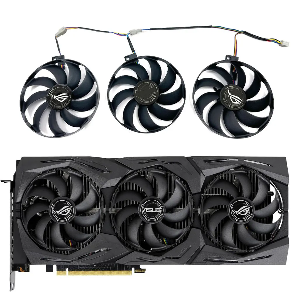 1Set T129215Su Rog-Strix-Rtx2080Ti-O11G-Gaming Ventola Gpu, Per Asus Rog-Strix-Rtx 2080, 2070 Super, 2070, 2060, Ventola Di Raffreddamento Della Sched