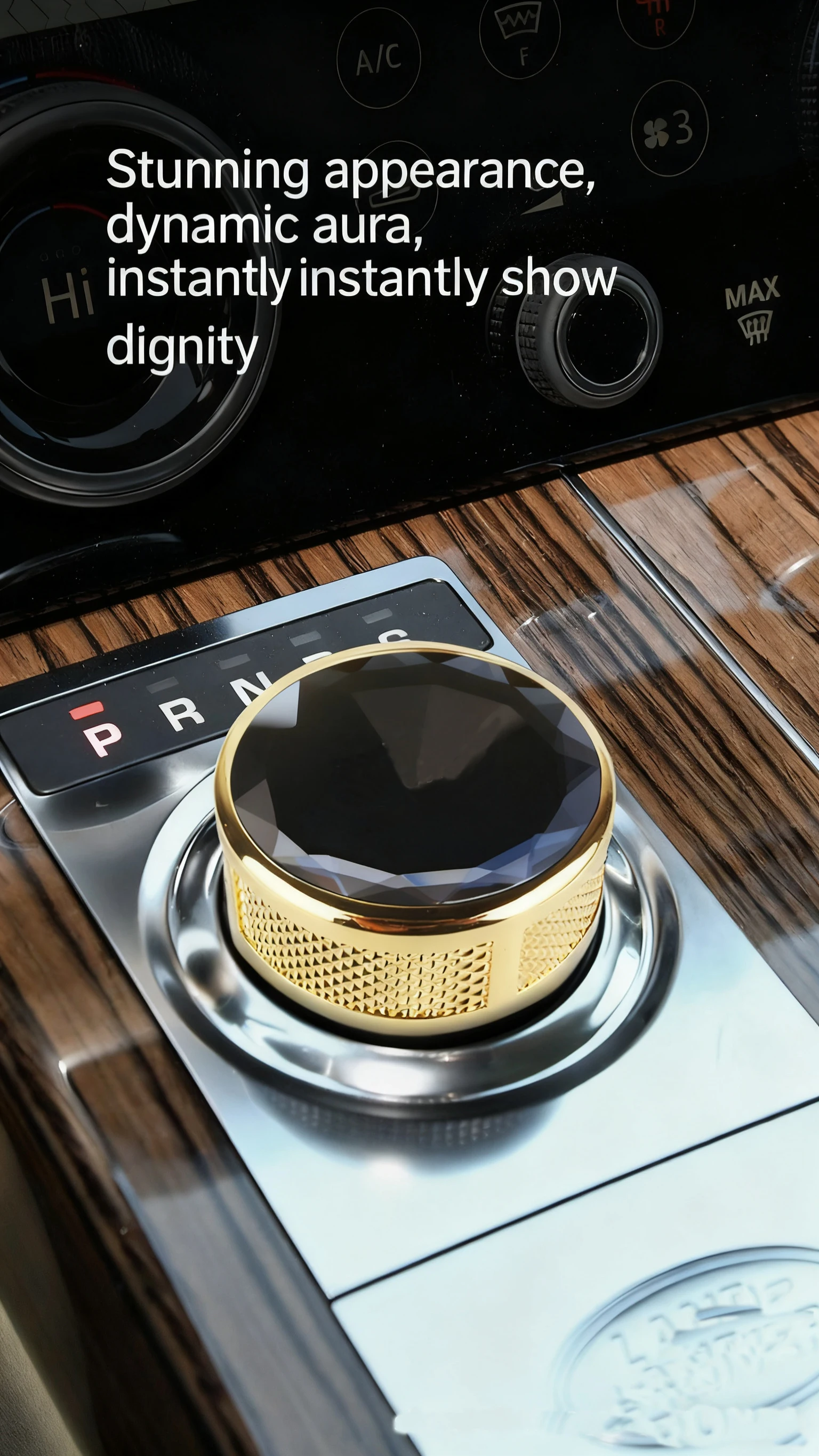 Crystal shift knob, suitable for Range Rover, Executive, Evoque, Star Pulse, Cry